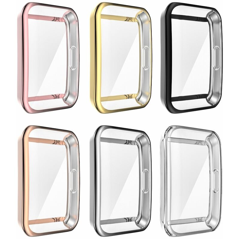

Estuche para reloj inteligente Estuche protector general Antiaranazos Protector de pantalla de TPU ultrafino Reemplazo de la cubierta para el