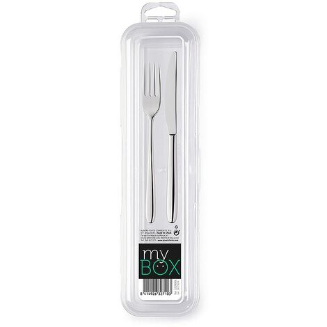 Estuche plastico guarda cubiertos  Transparente