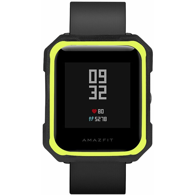 

Estuche protector de reloj Reemplazo de pulsera de carcasa protectora de TPU suave para reloj inteligente Amazfit Bip Bit Youth, Verde