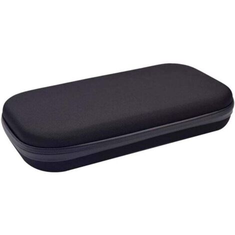 Estuche rígido Ulisem para estetoscopio, bolsa de viaje portátil de EVA para estetoscopios ADC/Omron/MDF con bolsillo de malla, 28 x 15 x 5 cm (negro)