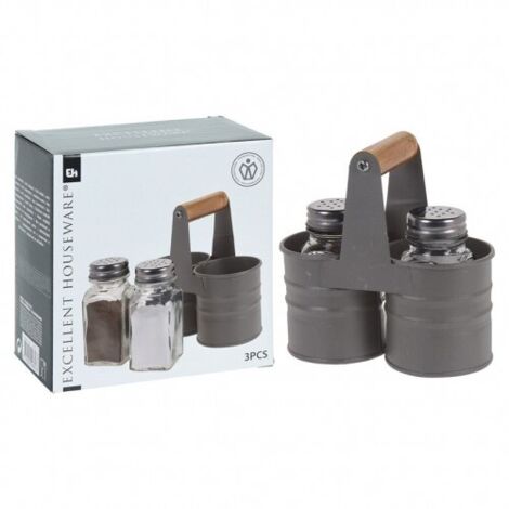 ESTUCHE SAL Y PIMIENTA, GRIS MARENGO - EHLIS