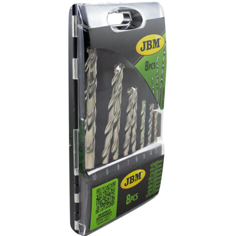 ESTUCHES DE BROCAS 3-10MM PARA ALBAÑILERÍA JBM 53861