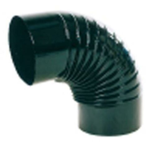 estufa codo vitrificado negro 850º rizado 90º de 200 cv20090(05)