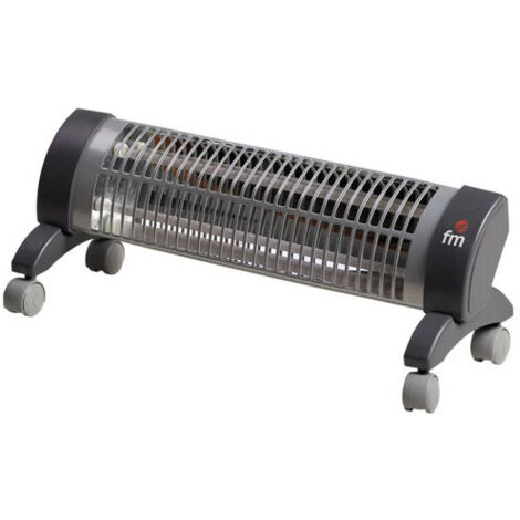 Estufa cuarzo con ruedas 1200W (FM 2302-R)