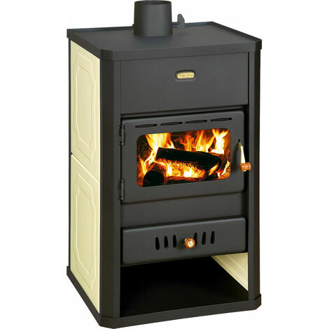Estufa de combustible sólido con caldera - 16 kw - Prity S1 W10