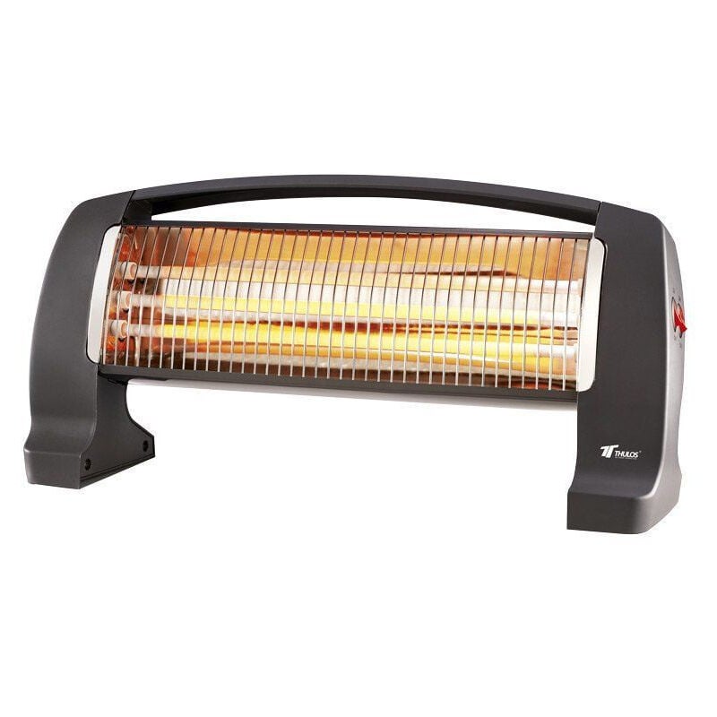 

Estufa de cuarzo 400-800-1200W 50x49 cm, negro