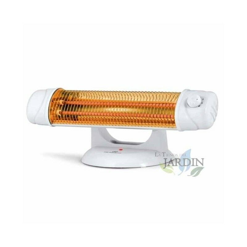 

Suinga - Estufa de cuarzo Orbegozo. 2 Niveles de potencia: 600W y 1.200W. 2 barras de cuarzo. Pantalla orientable.