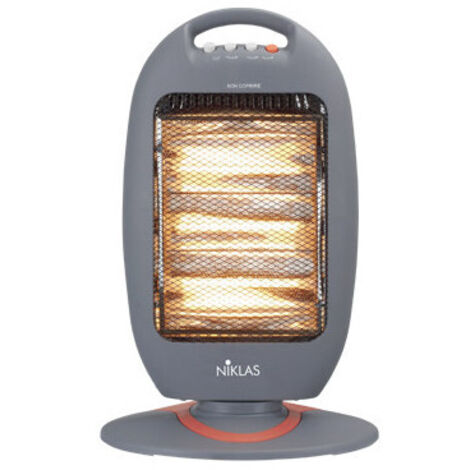 Estufa de halógeno Niklas Baby 1200 W oscilante – interior