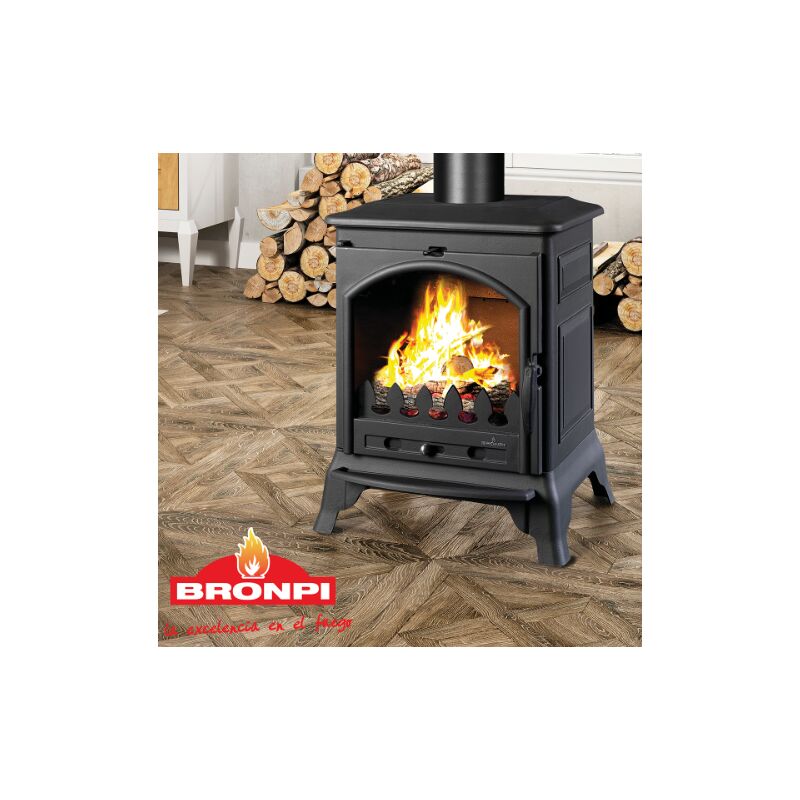 

Estufa De Leña Fundición Bronpi Modelo Ordesa 10 Kw