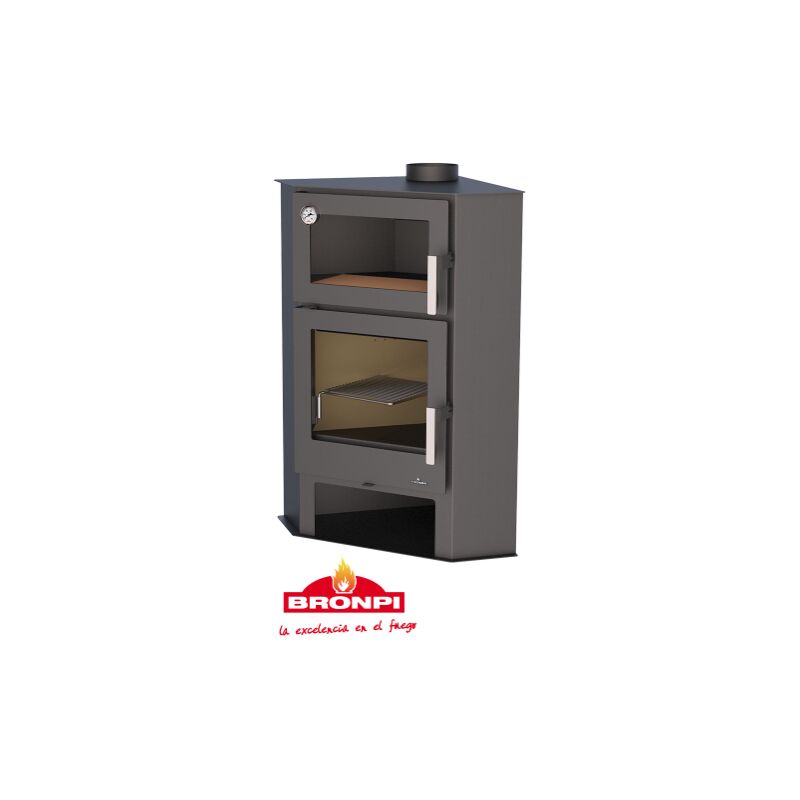 

ESTUFA DE LEÑA CON HORNO MODELO LERMA-H - Bronpi