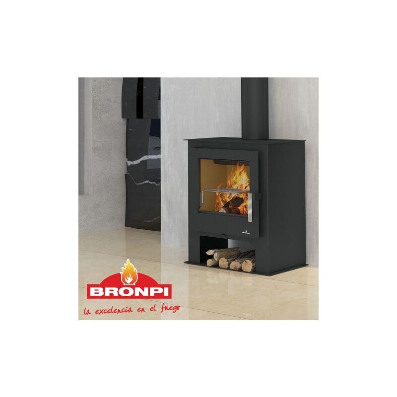 

ESTUFA DE LEÑA CON PARRILLA MODELO GIJÓN - Bronpi