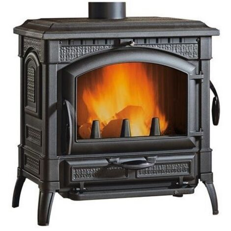 Estufa de leña de hierro fundido 11,9kw antracita. - 7119101 - nordica extraflame -