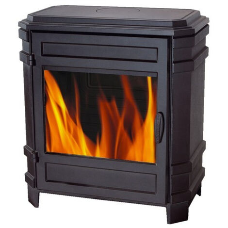Estufa de Leña de Hierro Fundido VOSGES de 8 kW y Salida Superior de 150 mm