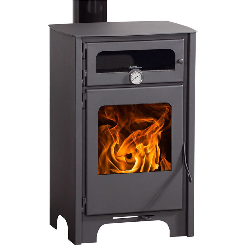 Estufa de leña Eco design Firenze Premium 7'4 KW - Juan Panadero - 520