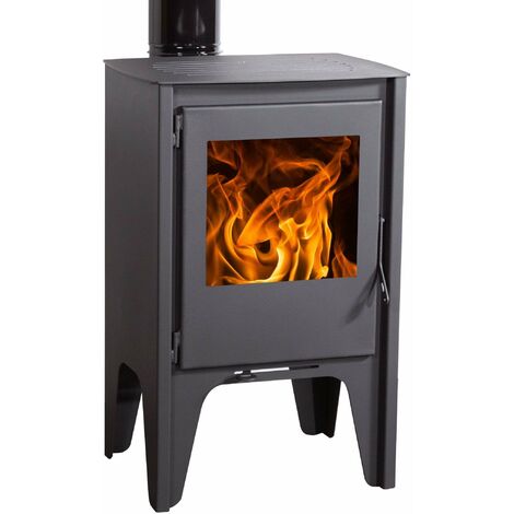 Estufa de leña Eco design Frankfurt Premium 7'4 KW - Juan Panadero