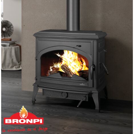ESTUFA DE LEÑA FUNDICIÓN MULTIFUEL BRONPI MODELO ETNA