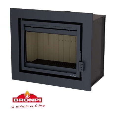 ESTUFA DE LEÑA INSERTABLE BRONPI MODELO FLORIDA