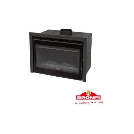 ESTUFA DE LEÑA INSERTABLE FUNDICIÓN BRONPI MODELO MADRID VISION