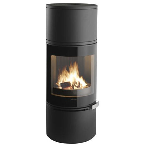 Estufa de leña negra de 6kw - p610744 - invicta -