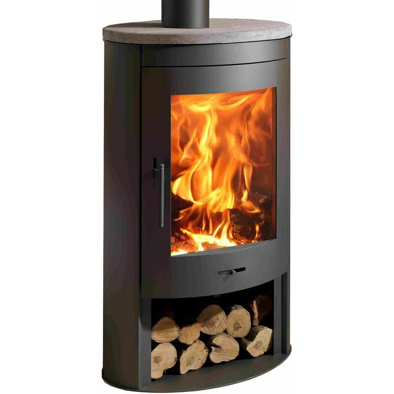 

Estufa de leña 8,7 KW Oval 1 Stone EcoDesign Panadero