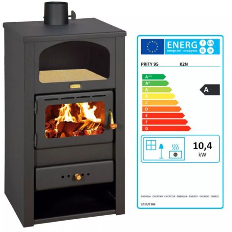 ESTUFA DE LEÑA Prity K2 N - 10 KW - EcoDesign 2022