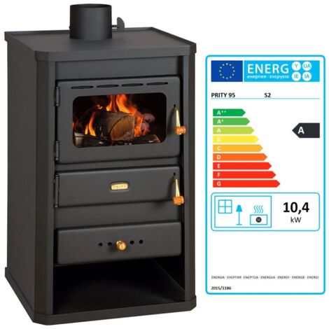 ESTUFA DE LEÑA Prity S2 - 10 KW - EcoDesign 2022