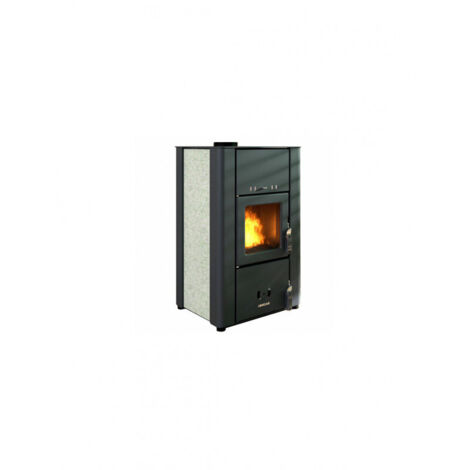 Estufa de leña – Revestimiento de piedra Sofia 49×51 h87 cm 7,4 kW – Lincar