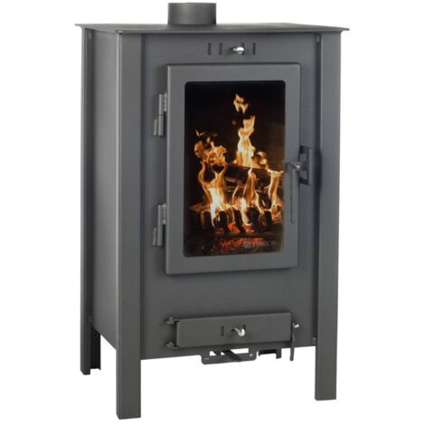 Estufa de leña Viena EcoDesign Theca 40 x 49,5 x 80 15,7Kw