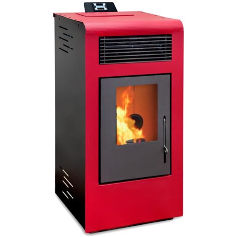 Estufa de Pellet ALFA 12 KW BURDEOS - Eider Biomasa