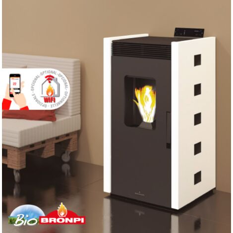 ESTUFA DE PELLET BRONPI MODELO ZOE 9 KW