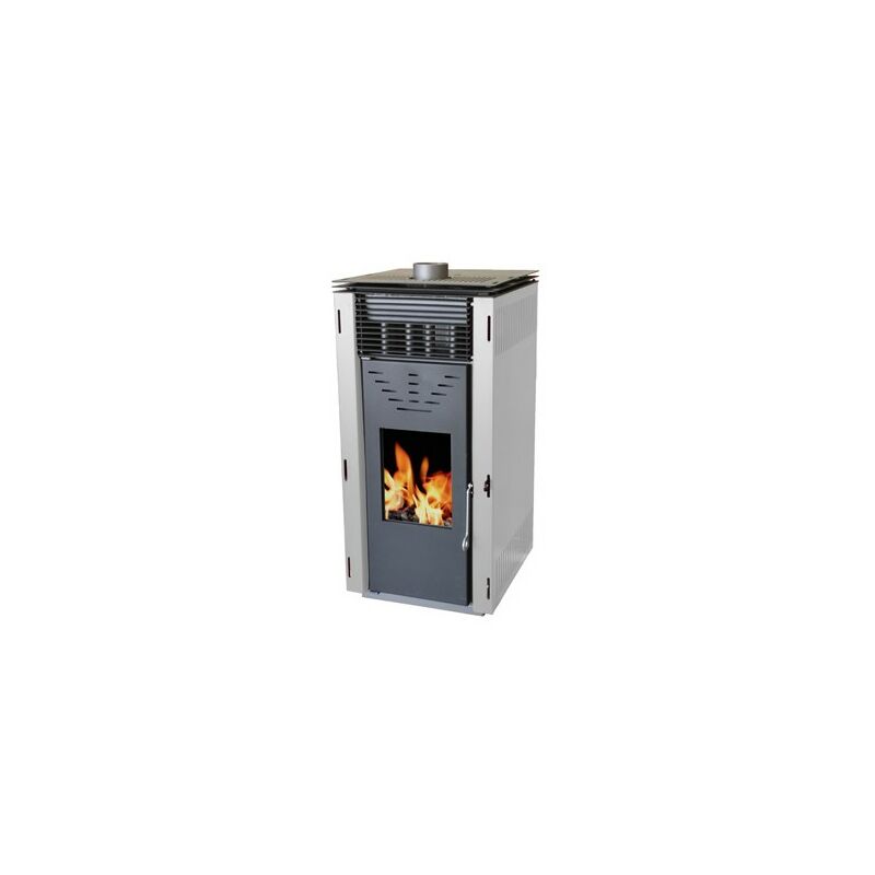 

ESTUFA DE PELLET CERO REM - sin corriente 10 KW Blanco