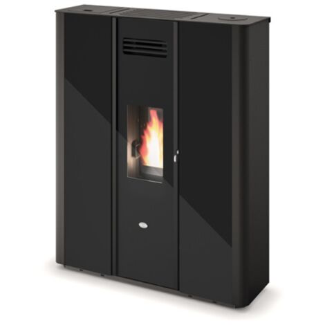 Estufa De Pellet Eva Calòr Slim EMILY 9016005300 Acabado Negro