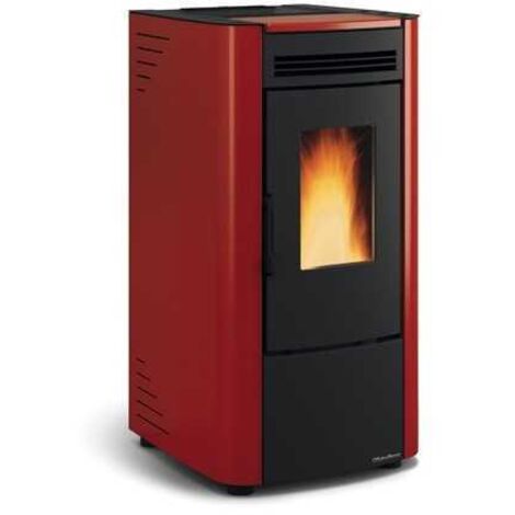 Estufa de pellet Nordica Extraflame Ketty 6.3 kW Bordeaux Modelo 1280204