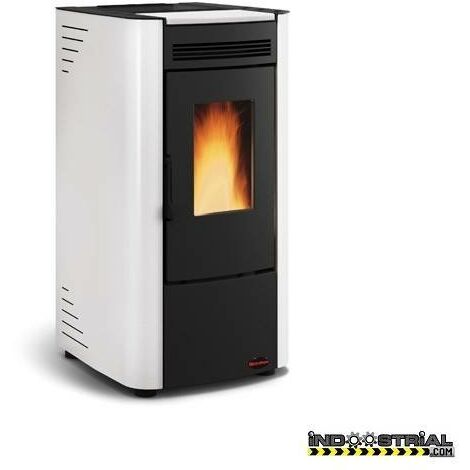 Estufa de pellets Ketty 6.300 W BLANCO