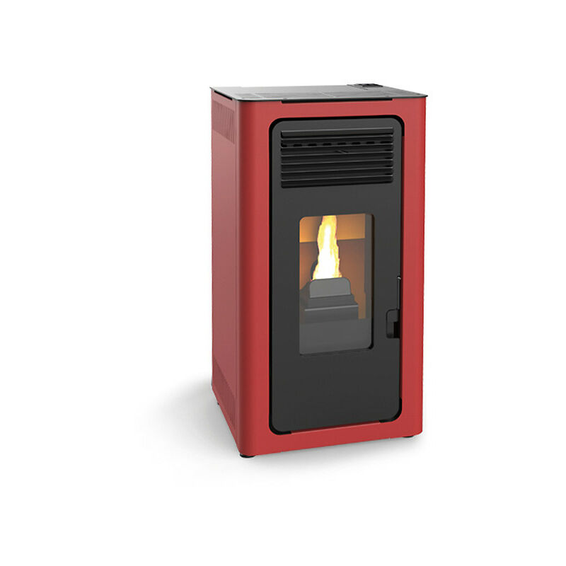 

Estufa de pellets Lasian Audax 8 KW color Burdeos