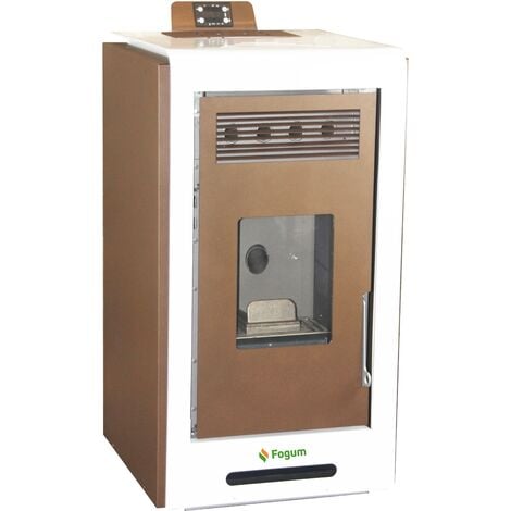 Estufa de Pellets sin puesta en marcha FOGUM ATRIA 10 KW CORTEN
