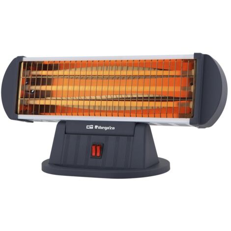 Estufa Eléctrica Cristal de cuarzo 1200W Colocación Piso ORBEGOZO