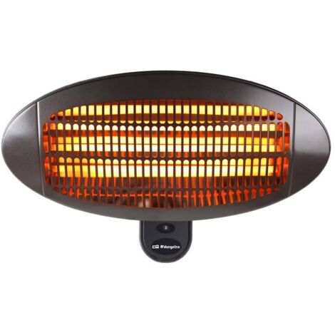 Estufa Eléctrica Cristal de cuarzo 2000W Colocación Piso, Pared O