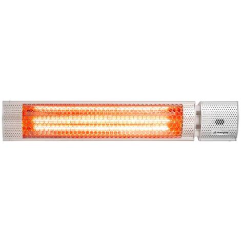 Estufa Eléctrica Infrarrojo 2000W Colocación Pared ORBEGOZO PHF 5