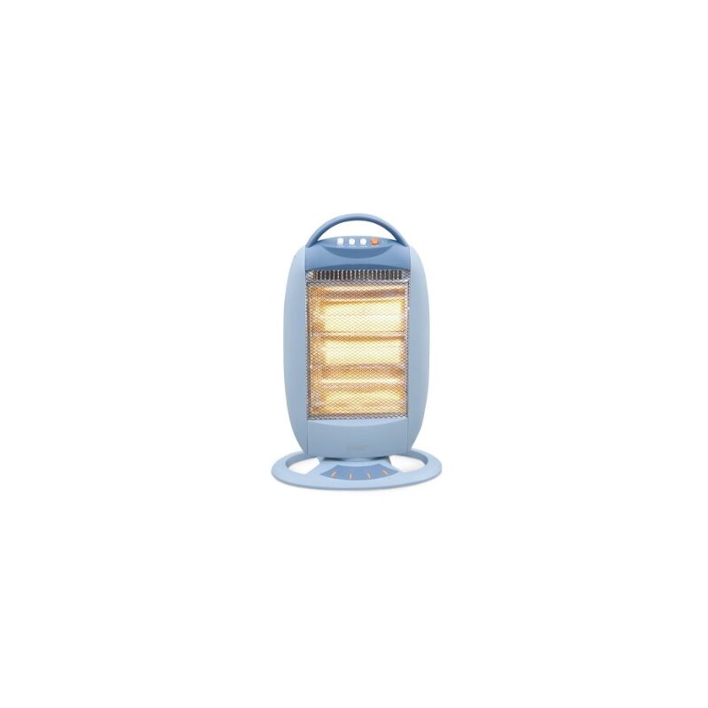 

Calefactor de infrarrojos giratorio oscilante blanco 1200W