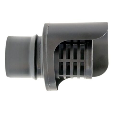 EXOJO estufa pellet terminal horiz-antilluvia vitrif. 80 mm pvterha080