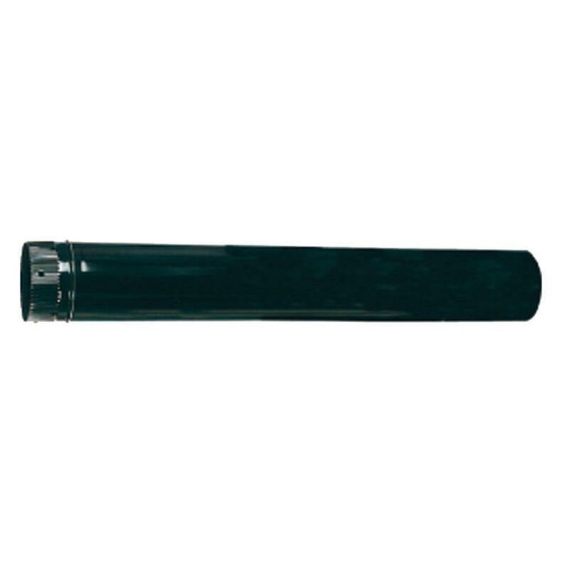 

estufa tubo vitrificado negro 850º de 1 metro de 110 tv110 (04) - Mibricotienda