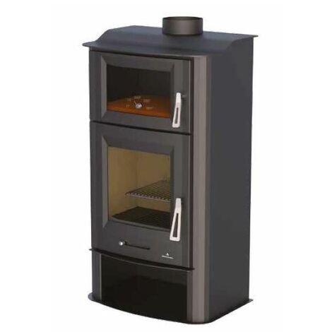 ESTUFA DE LEÑA CON HORNO BRONPI MODELO TUDELA