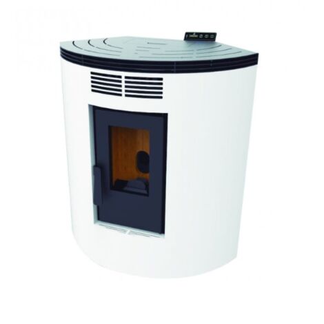 ESTUFAS PELLETS FM MODELO BP-100 R BLANCO