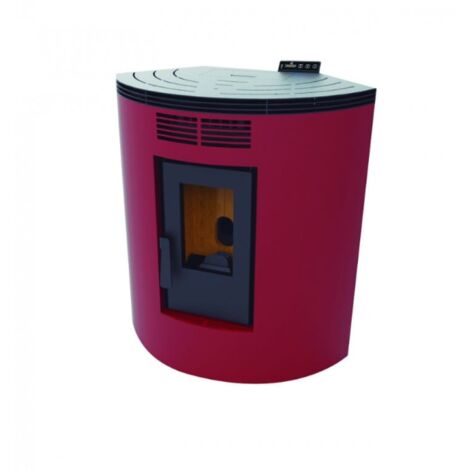 ESTUFAS PELLETS FM MODELO BP-100 R BURDEOS