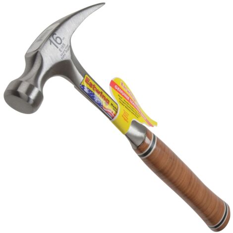 Estwing E16S 16oz (450g) Straight Claw Hammer with Leather Grip