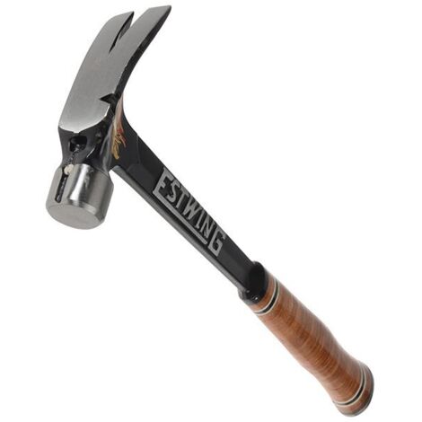 Estwing E19S 19oz Ultra Series Straight Claw Framing Hammer with Leather Grip – 400mm Length