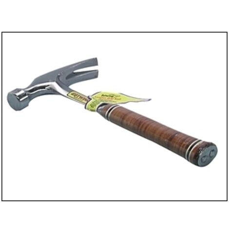 Estwing E20S Straight Claw Hammer - Leather Grip 20oz