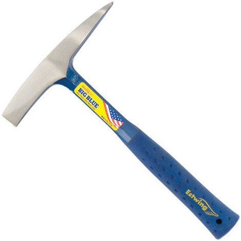 main image of "Estwing E3WC 14oz Welders Chipping Hammer Blue Shock Reduction Grip Length 284mm"