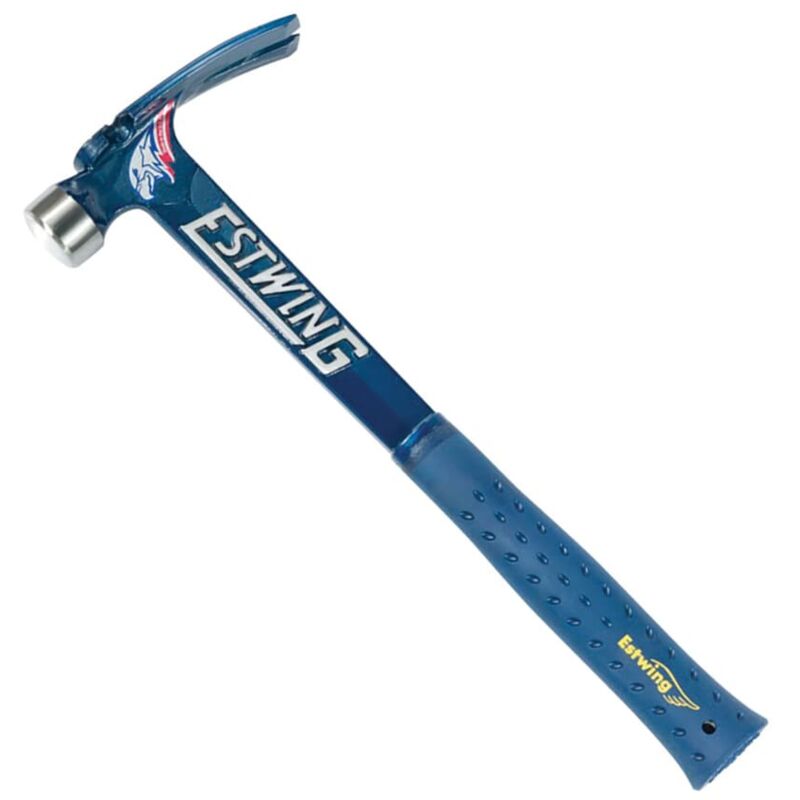 Estwing - E6/15SR Claw Hammer, 15oz Short Handle Blue Nylon Vinyl Grip